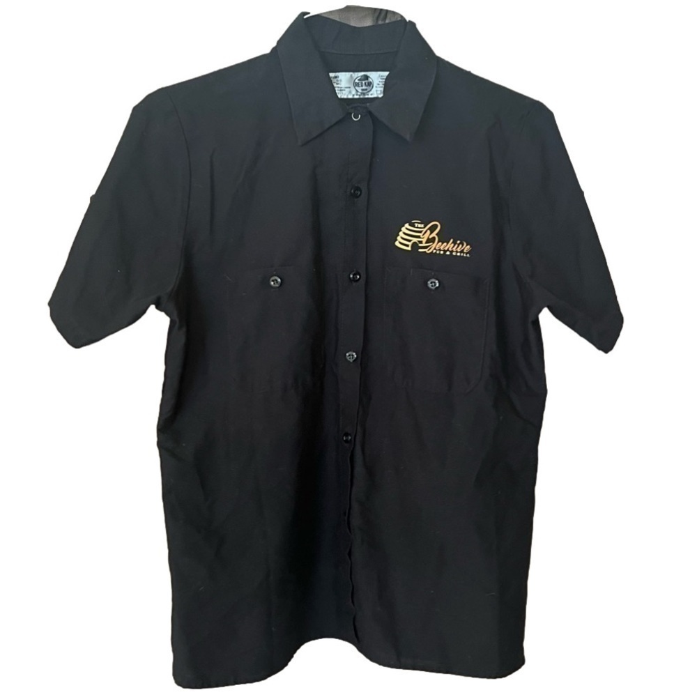 BEEHIVE bar & grill black work shirt
